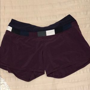 Lululemon 4in running shorts